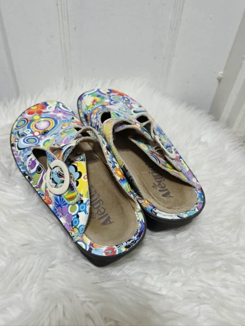 Alegria Floral/Flower Donna Backless Clogs Shoes Women's Size - Picture 5 of 8